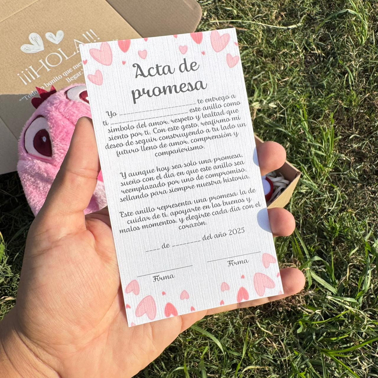 Pack Promesa de Amor 💝