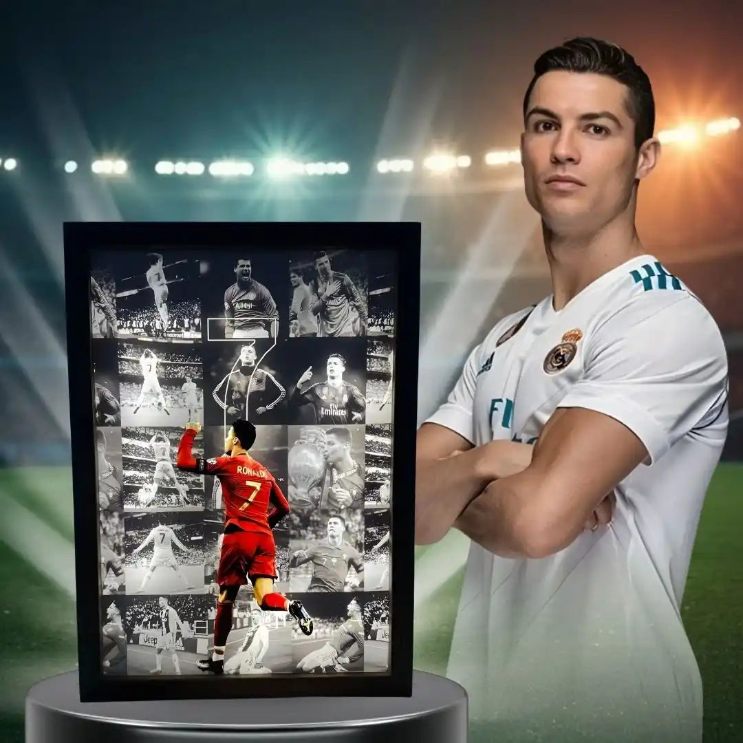 Cuadro LED Mágico: "Leyendas del Fútbol"