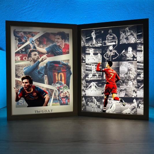 Cuadro LED Mágico: Leyendas del Fútbol ⚡