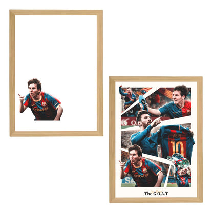 Cuadro LED Mágico: Leyendas del Fútbol ⚡