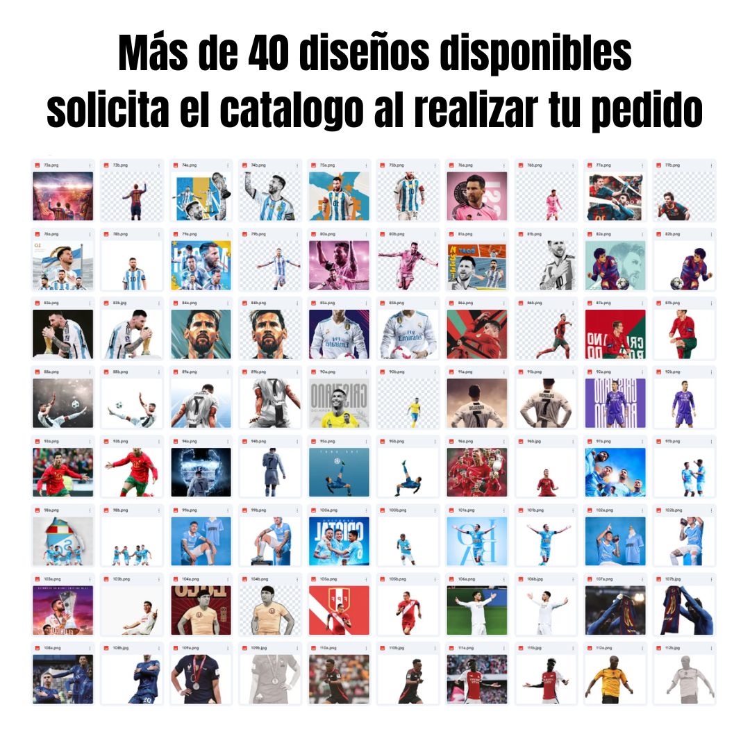 Cuadro LED Mágico: Leyendas del Fútbol ⚡